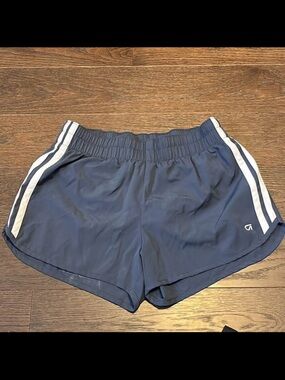 Gap GapFit Women’s Navy Athletic Shorts with White Stripes